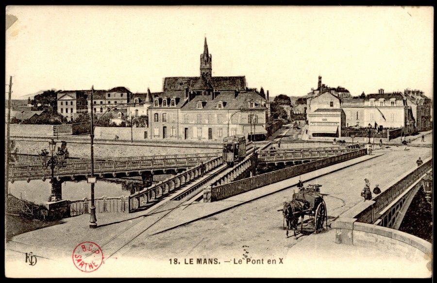 Pont en X - Le Mans