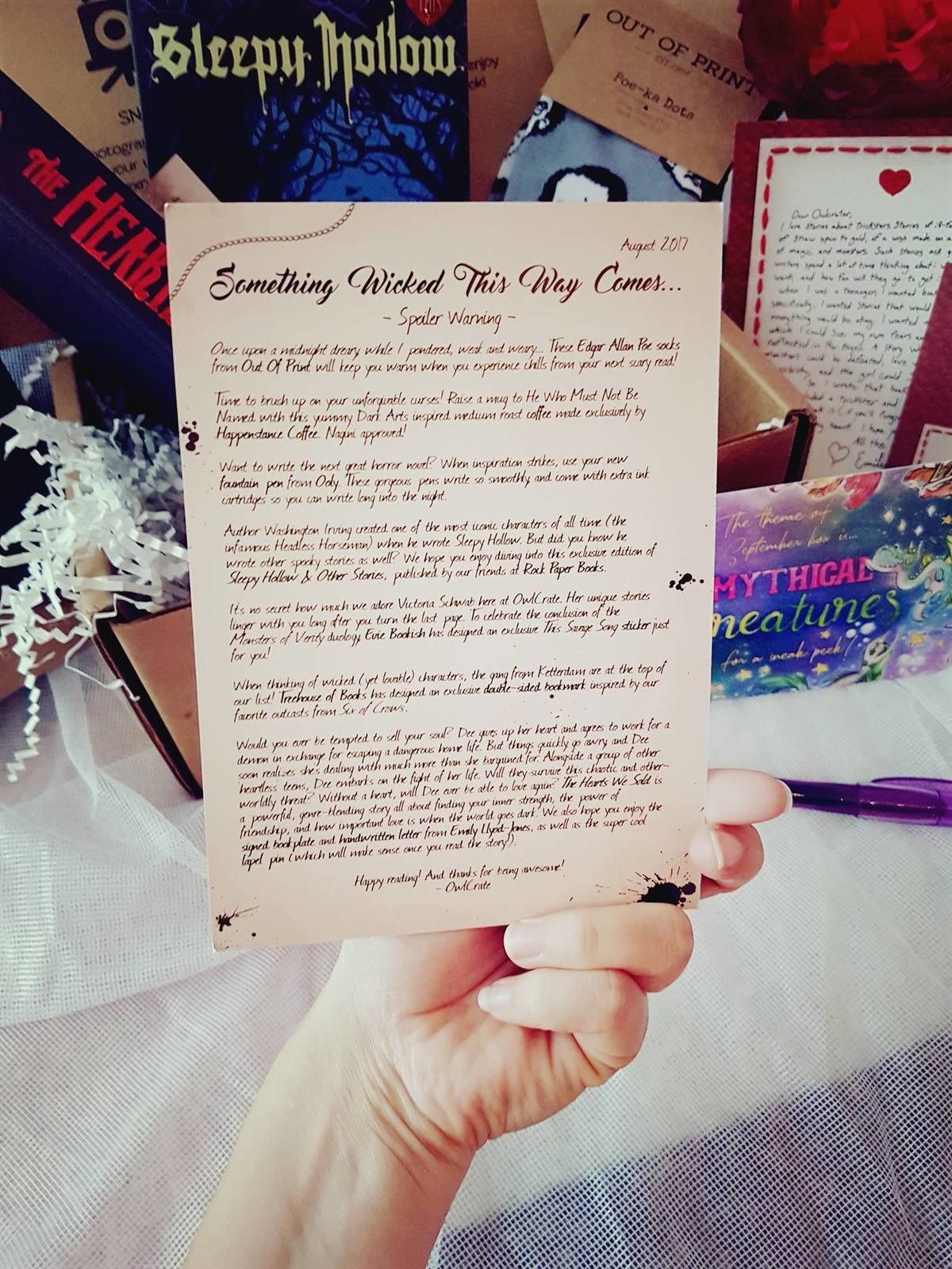 Unboxing Owlcrate !