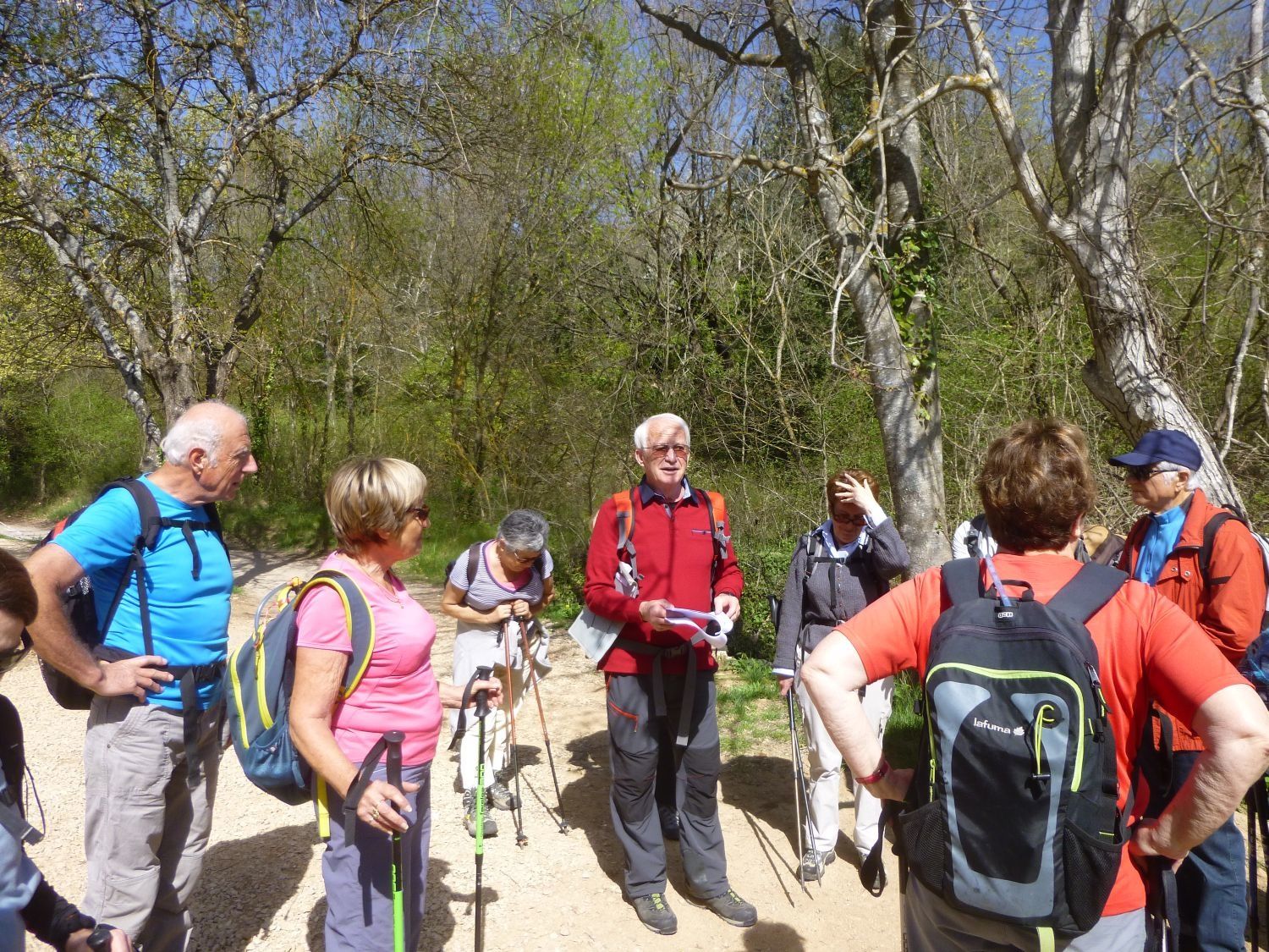 Sillans la Cascade - circuit 2 des petites jambes - 7 avril 2016