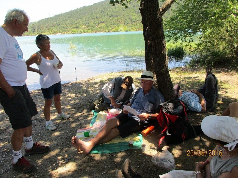 Les berges du Lac Saint Cassien - jeudi 23 juin 2016