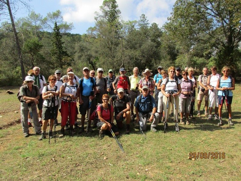 La Brague et le Bruguet - Valbonne - circuit n°2 - jeudi 29 septembre 2016