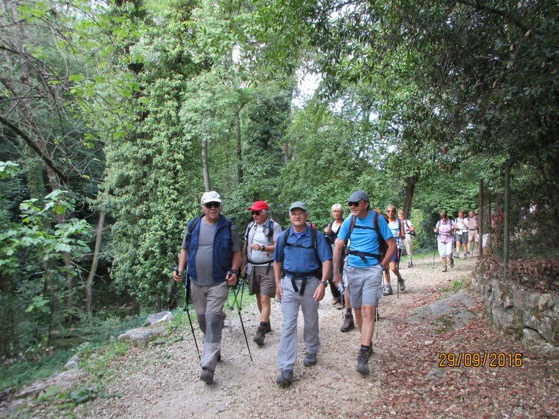 La Brague et le Bruguet - Valbonne - circuit n°2 - jeudi 29 septembre 2016