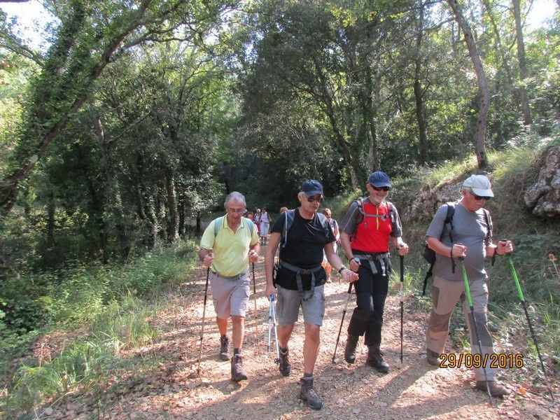 La Brague et le Bruguet - Valbonne - circuit n°2 - jeudi 29 septembre 2016