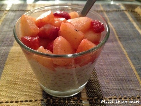 Tapioca aux saveurs exotiques