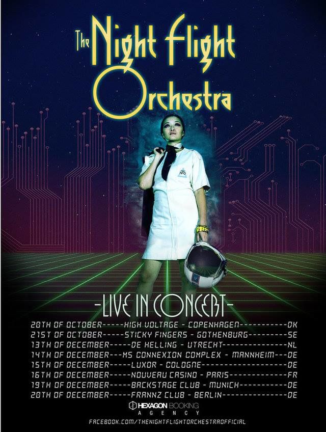 NIGHT FLIGHT ORCHESTRA announces European tour dates