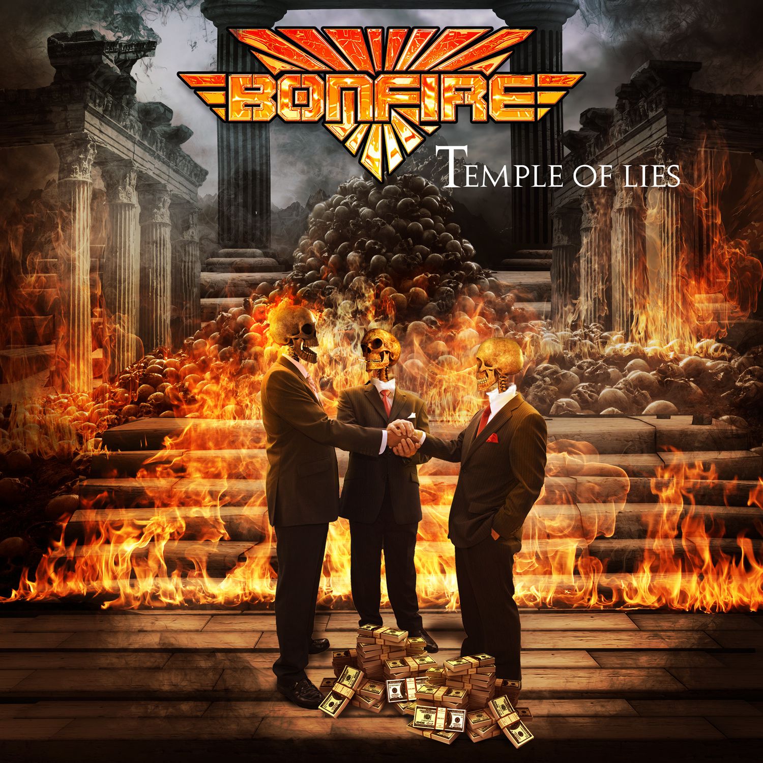 Resultado de imagem para Bonfire - Temple of Lies