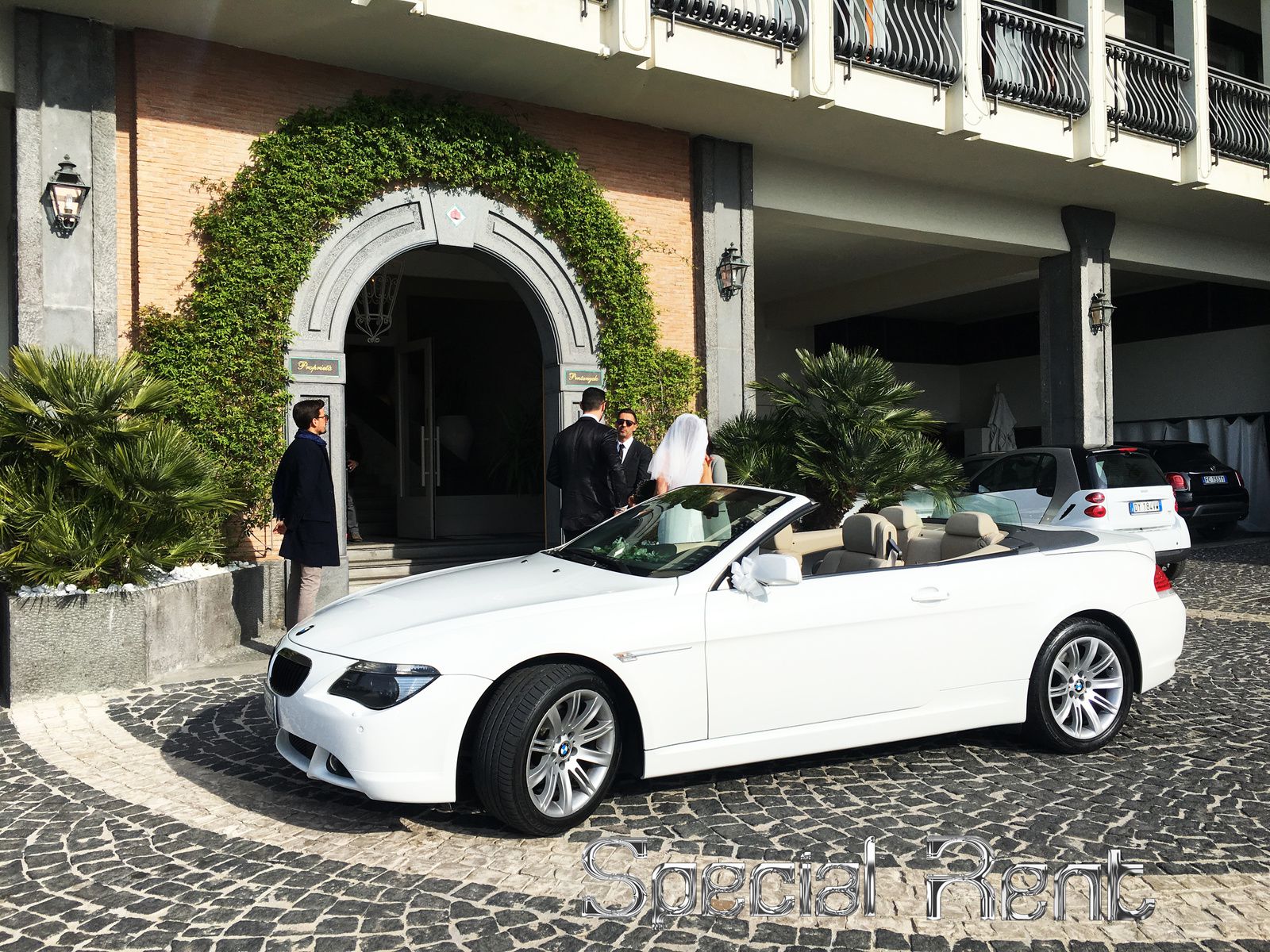 Noleggio Auto Matrimoni Mercedes BMW 630 CABRIO Cabrio Special Rent Napoli