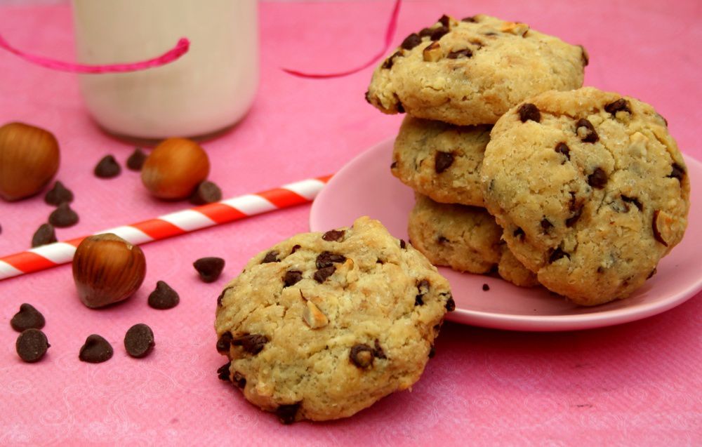Cookies chocolat / noisettes - Amandine Cooking
