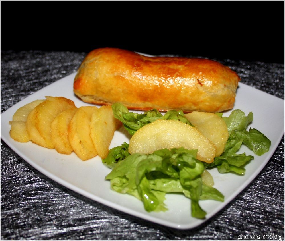 Feuilletés de boudin blanc aux pommes - Amandine Cooking