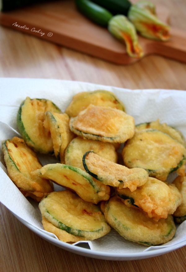 Beignets de courgettes - Amandine Cooking