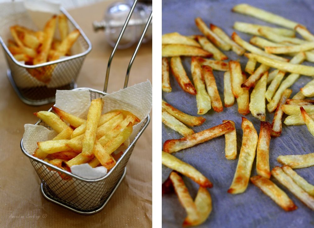 Frites au four - Amandine Cooking