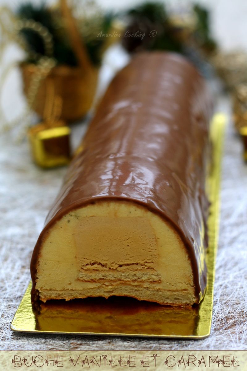 Buche speculoos avec insert caramel facile, Recette