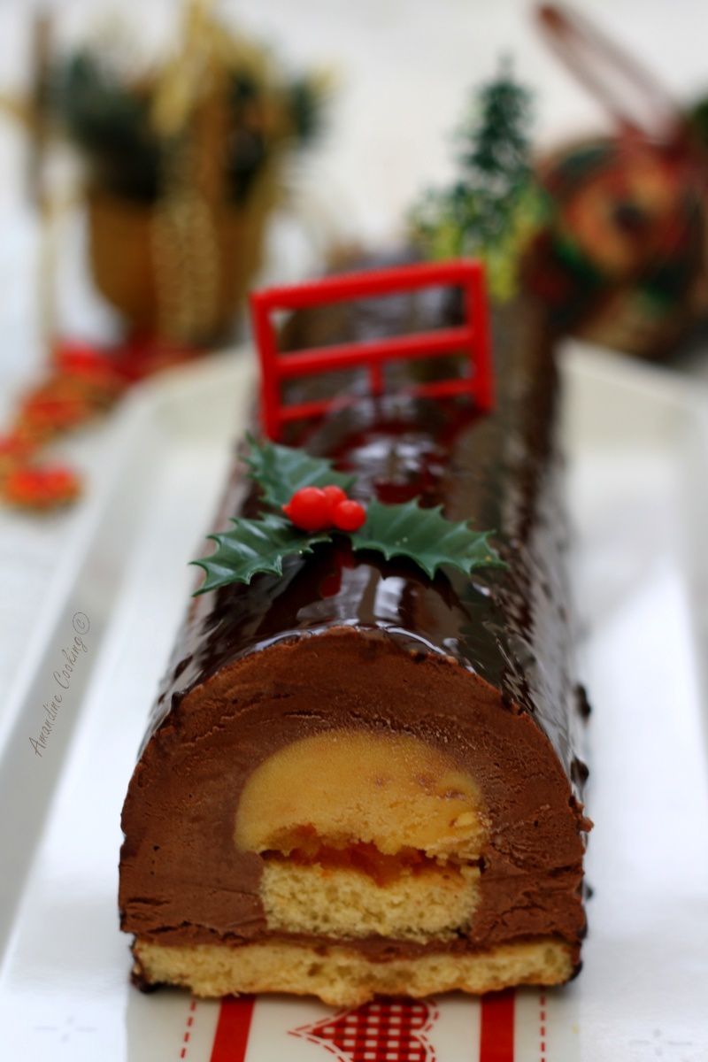 Bûche de Noël au chocolat et à l&amp;#39;orange - Recettes Weight Watchers