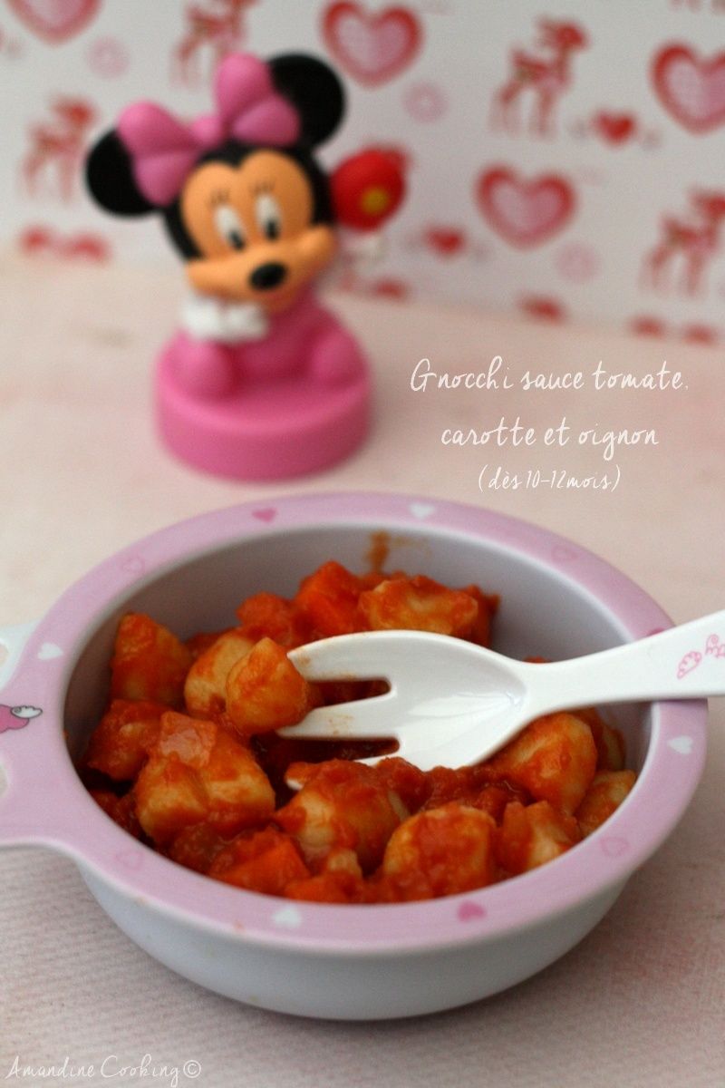 Gnocchi A La Sauce Tomate Carotte Et Oignon Pour Bebe Des 10 12mois Amandine Cooking Gnocchi A La Sauce Tomate Carotte Et Oignon Pour Bebe Des 10 12mois Amandine Cooking