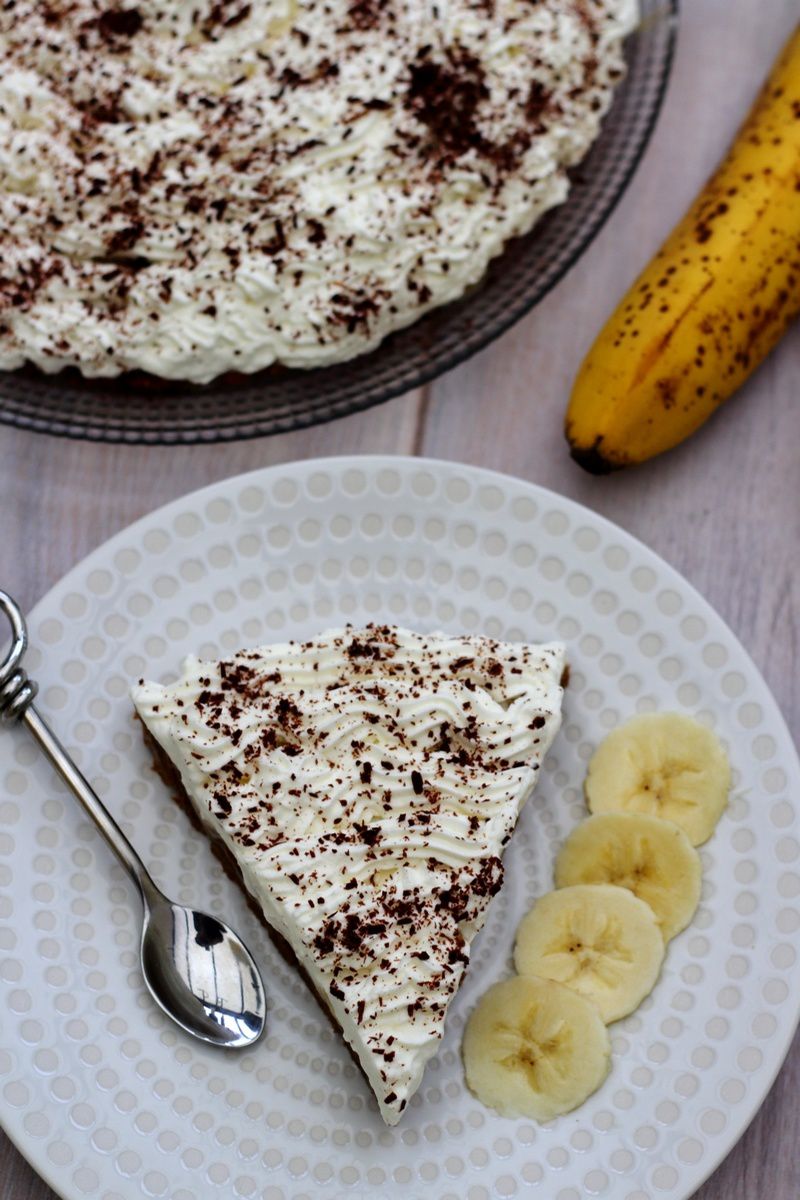 Banoffee pie (tarte à la banane sans cuisson)