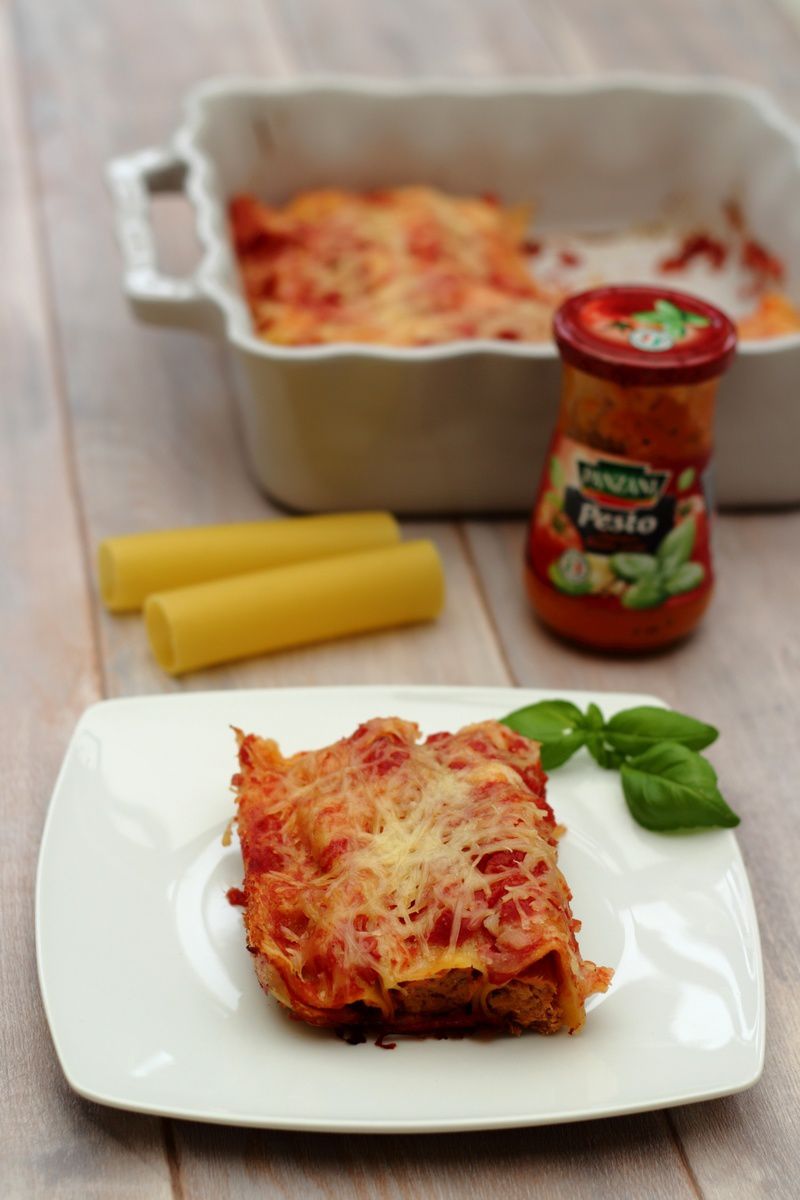 Cannelloni au thon et pesto rosso - Amandine Cooking