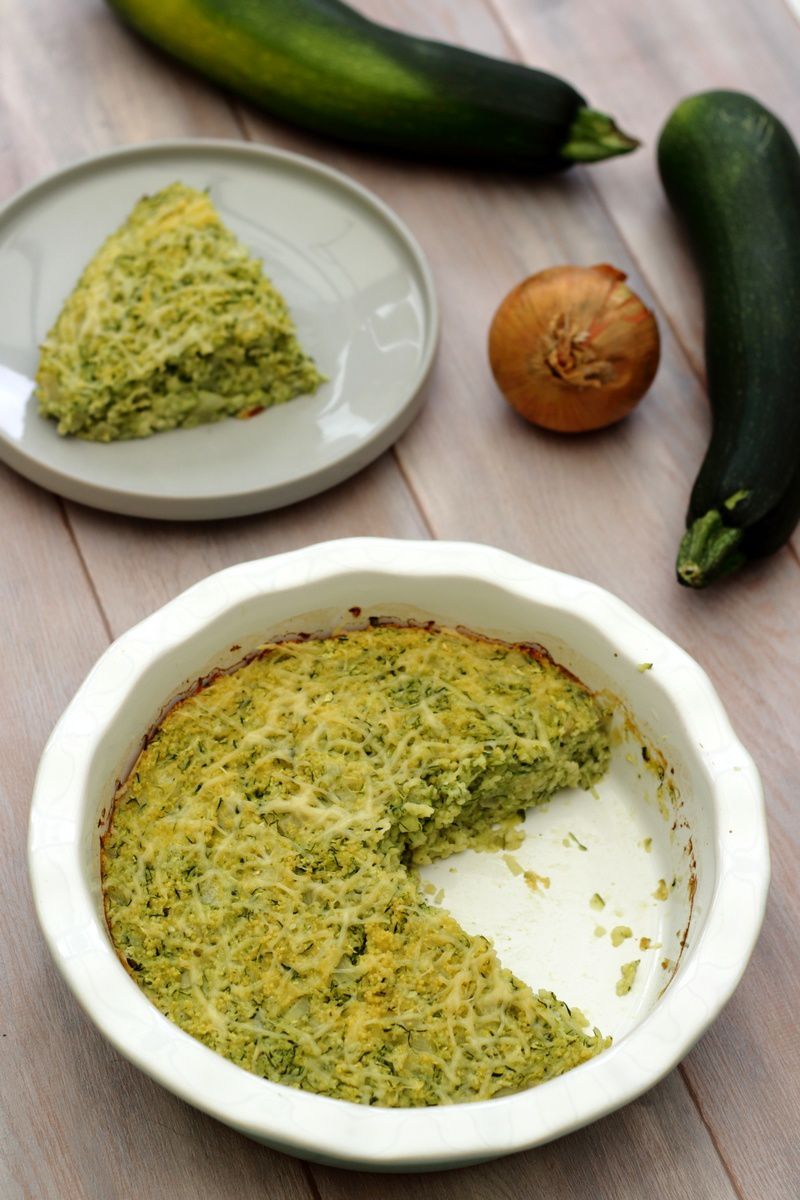 Gateau De Semoule Aux Courgettes Et Oignons Amandine Cooking