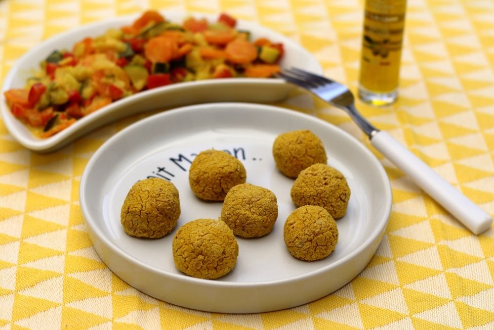 boulettes de haricots blancs au curry