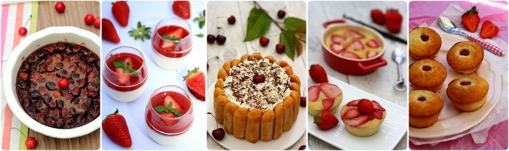 desserts printemps