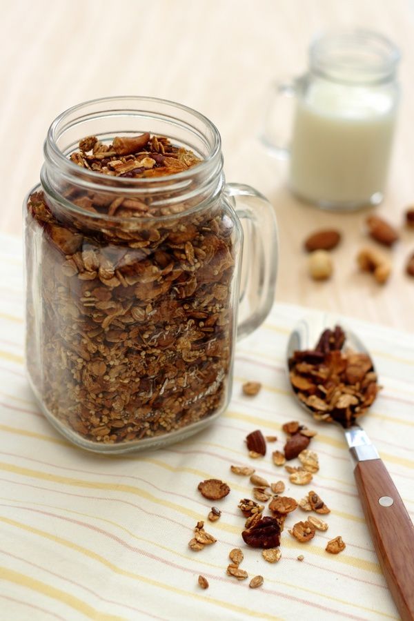 Muesli croustillant maison sans sucre ajouté