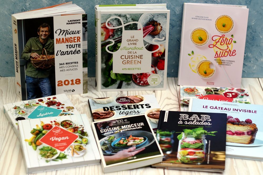 Ma sélection de livres recettes pour manger équilibré - Amandine Cooking