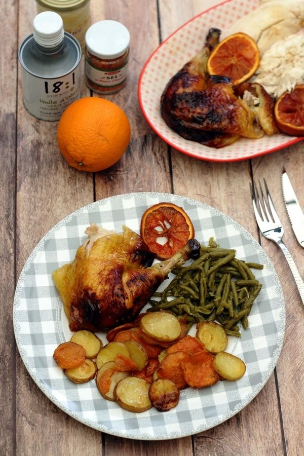 poulet au miel et orange