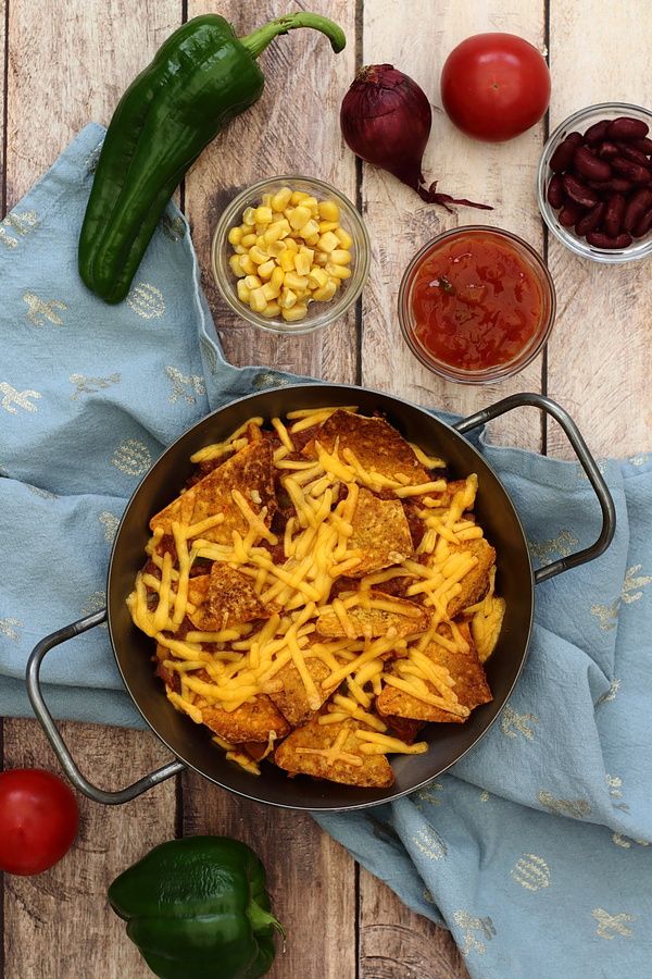 Gratin de nachos au cheddar - Amandine Cooking