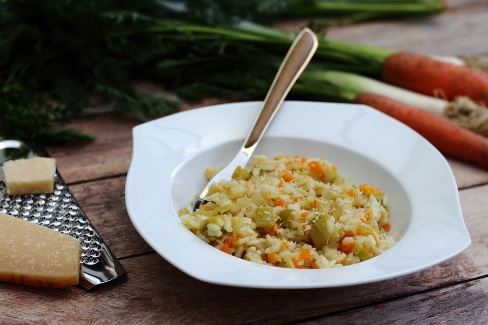 risotto poireaux carottes