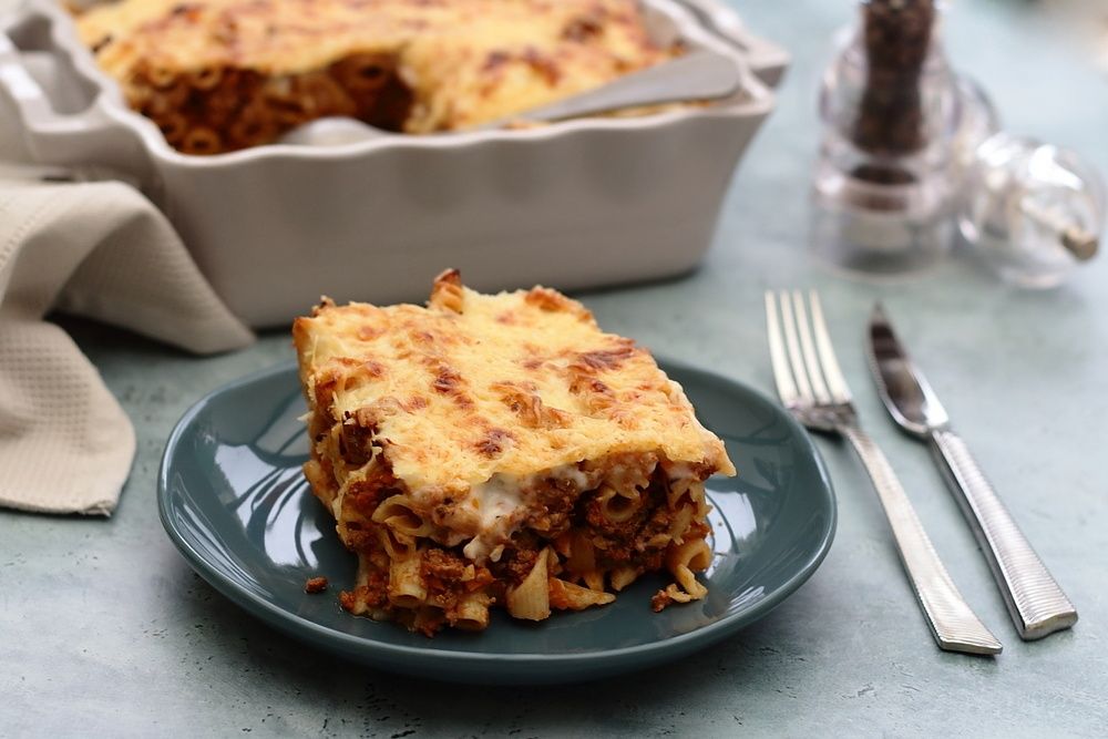 gratin de pâte à la viande