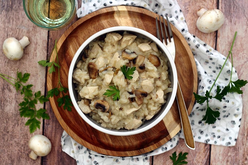 Recette Risotto au poulet