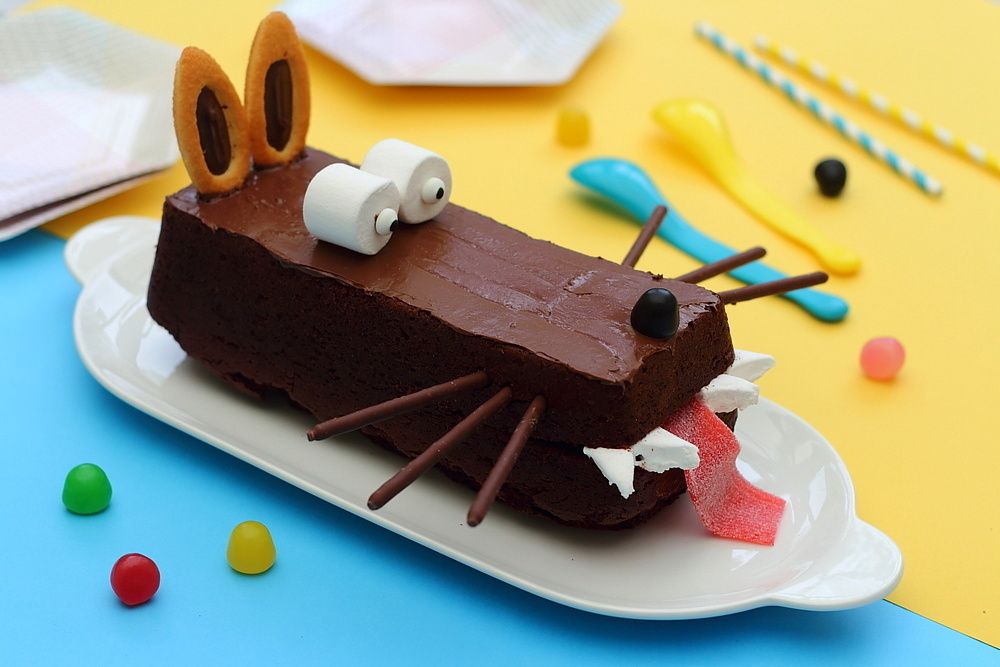 Gateau D Anniversaire Enfant Le Loup Amandine Cooking