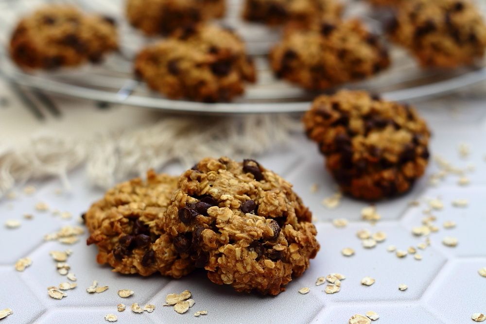 Cookies Aux Flocons D Avoine Et Chocolat Amandine Cooking