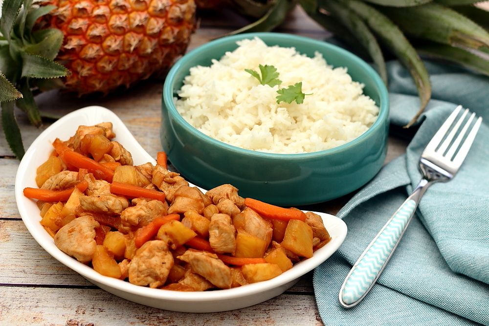 Poulet à l'ananas Amandine Cooking