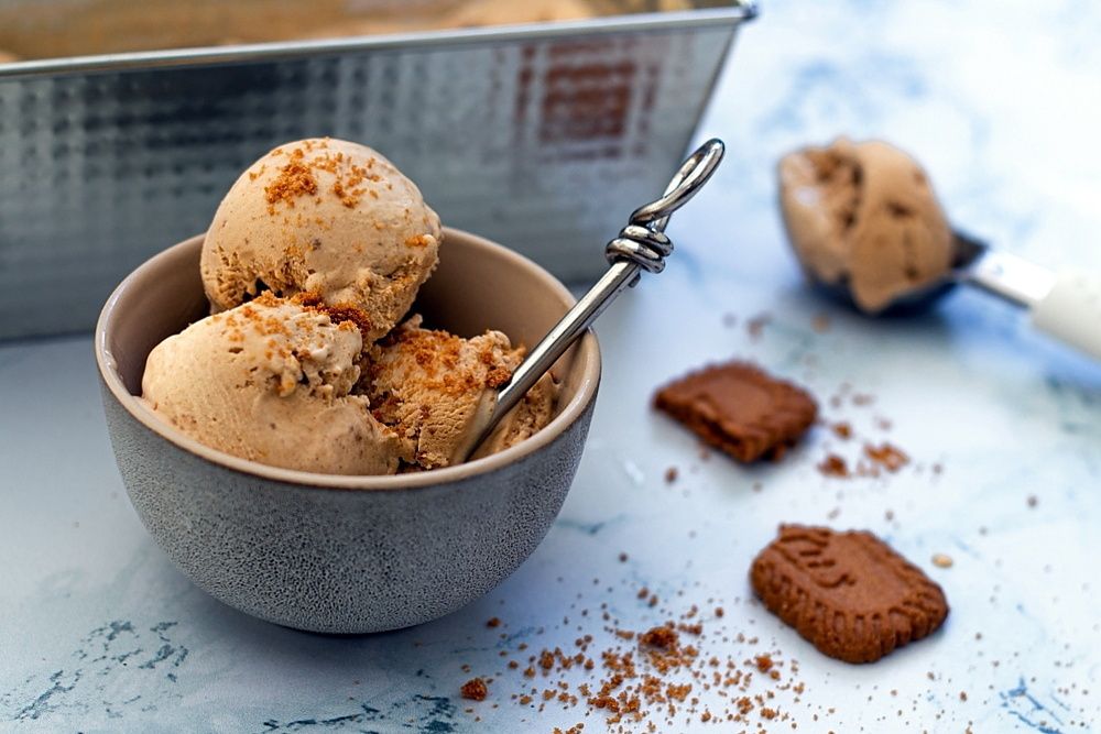 Glace aux spéculoos - Amandine Cooking