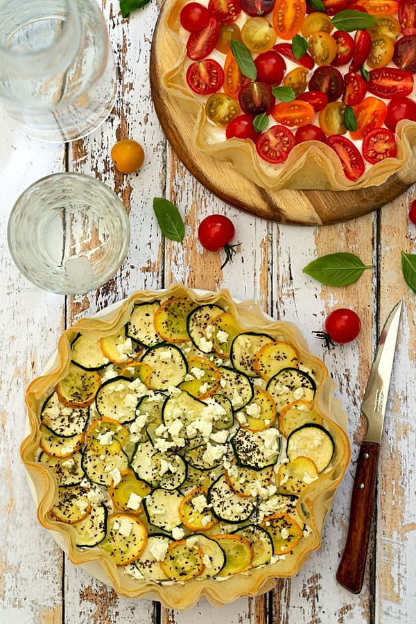 tarte brick courgette