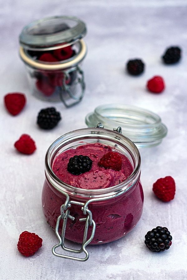 curd mûre framboise