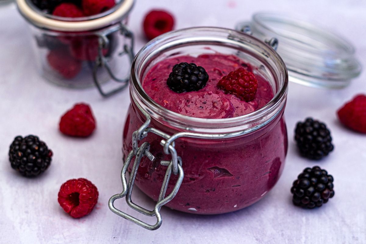 curd fruits rouges