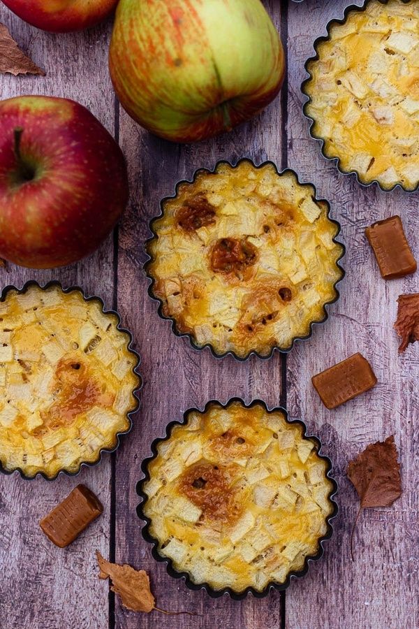 Tarte Aux Pommes Et Caramel Sans Pate Amandine Cooking