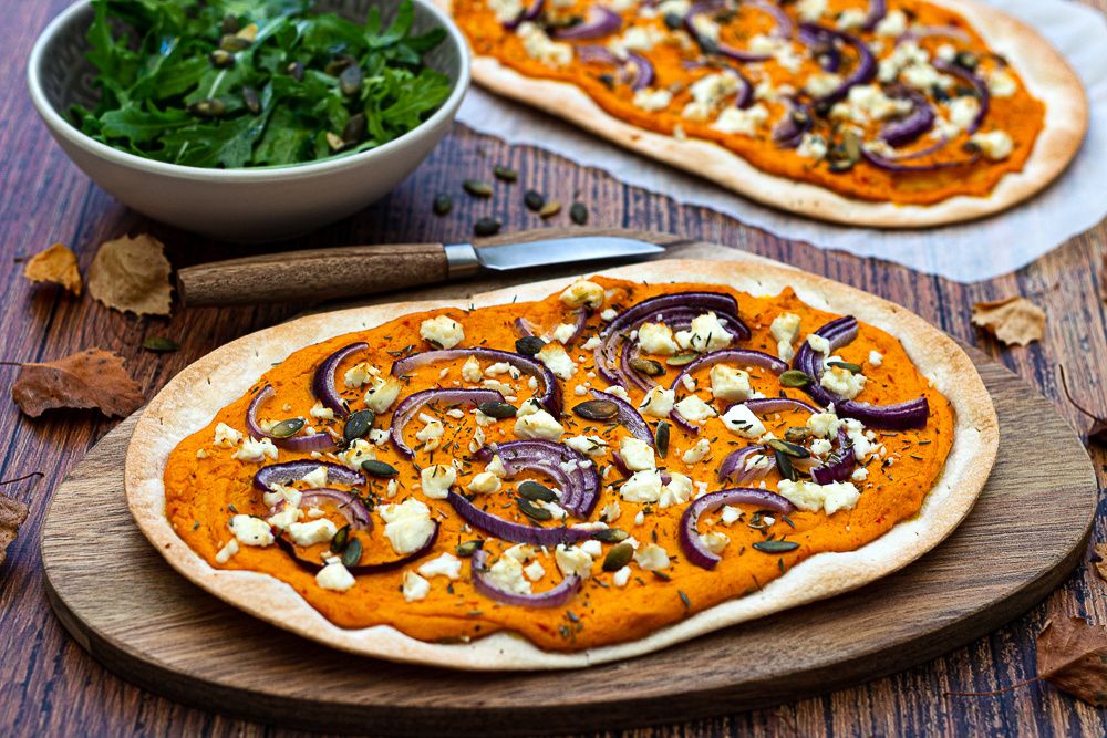 tarte flambée courge