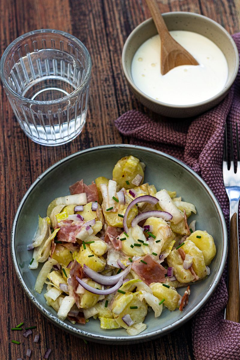 salade pomme de terre endive