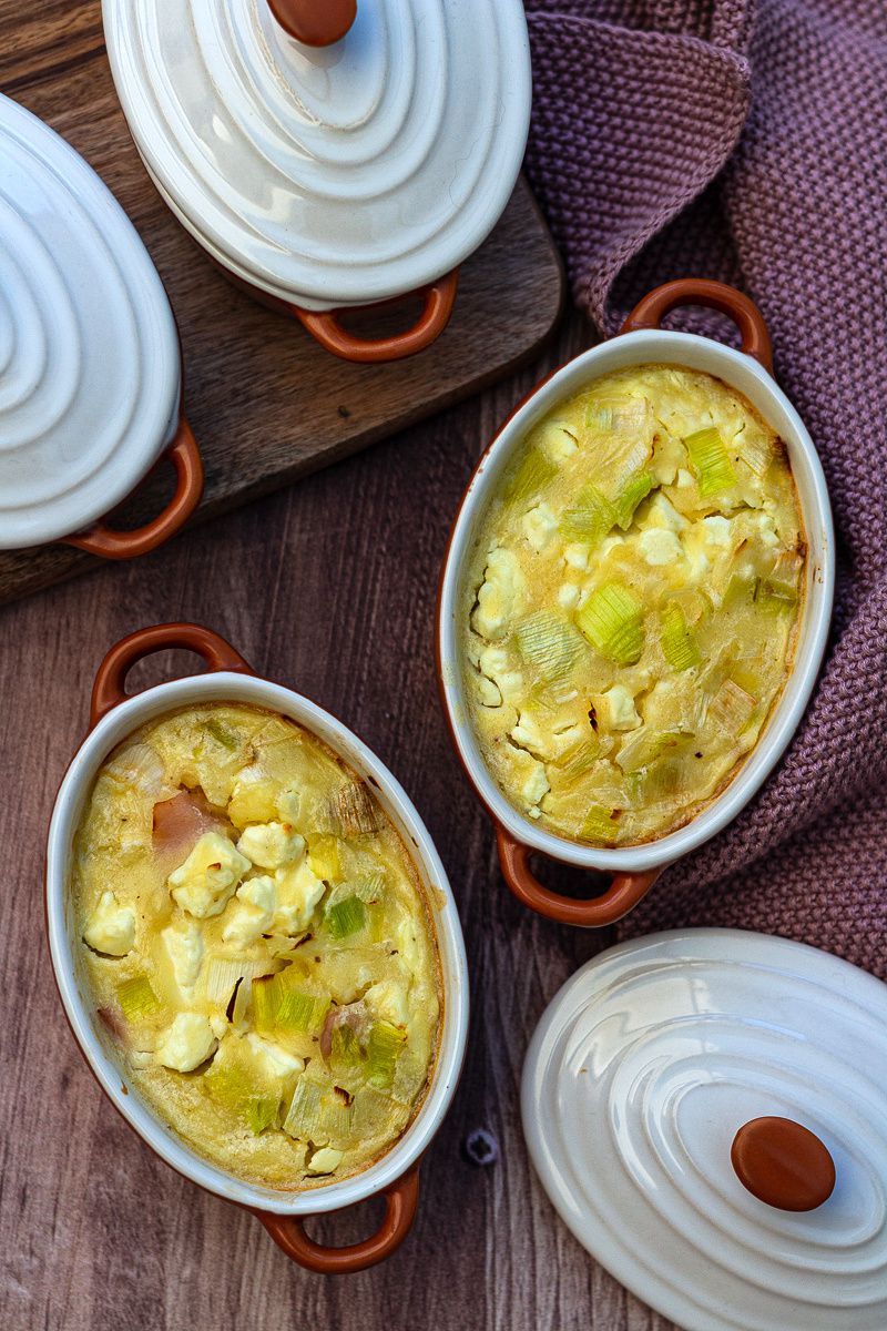 clafoutis poireau bacon