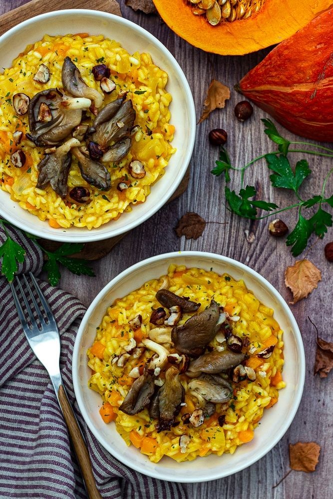 risotto potimarron champignon