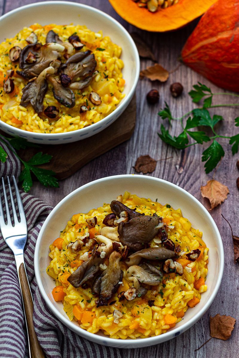 risotto potimarron pleurote