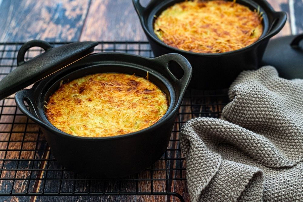 gratin chou vert