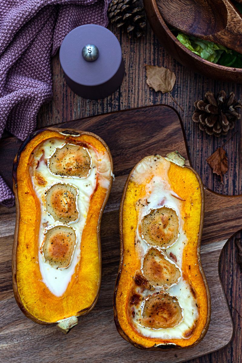 butternut farcie chèvre