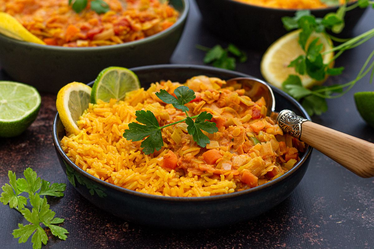 dahl vegetable coral lentils