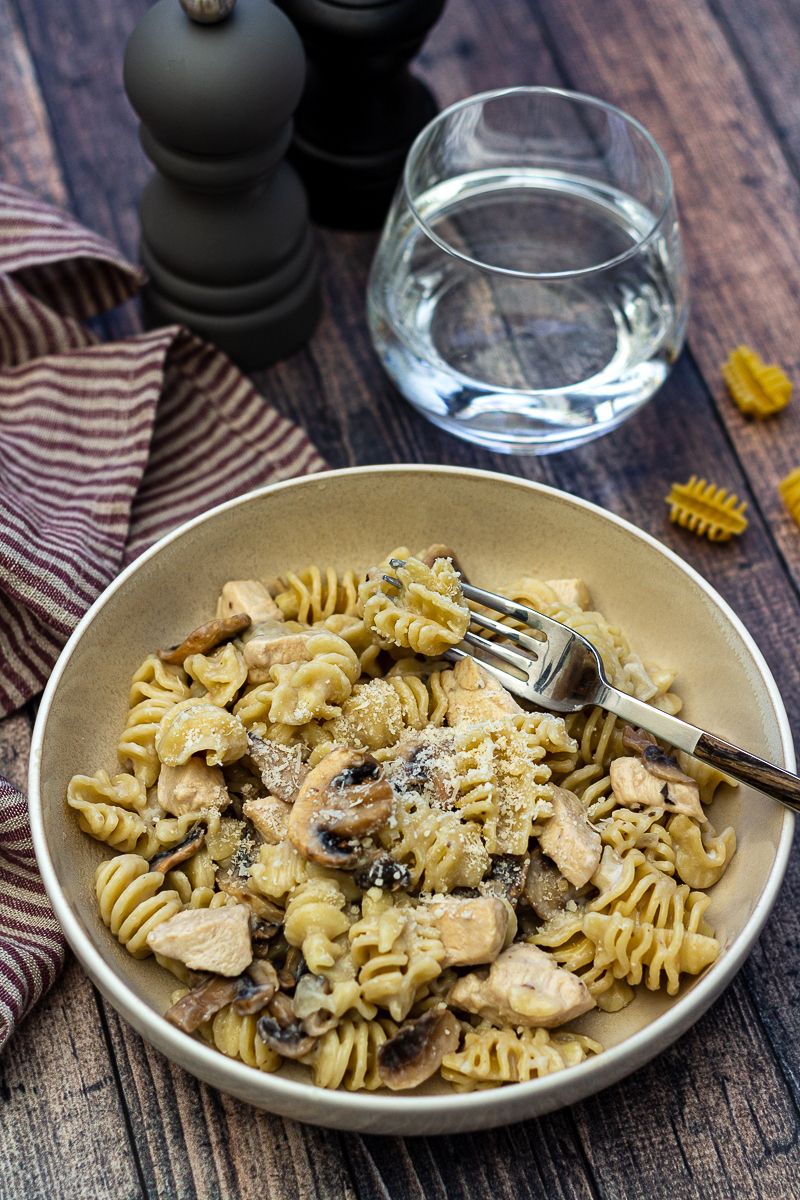 pastasotto poulet champignon