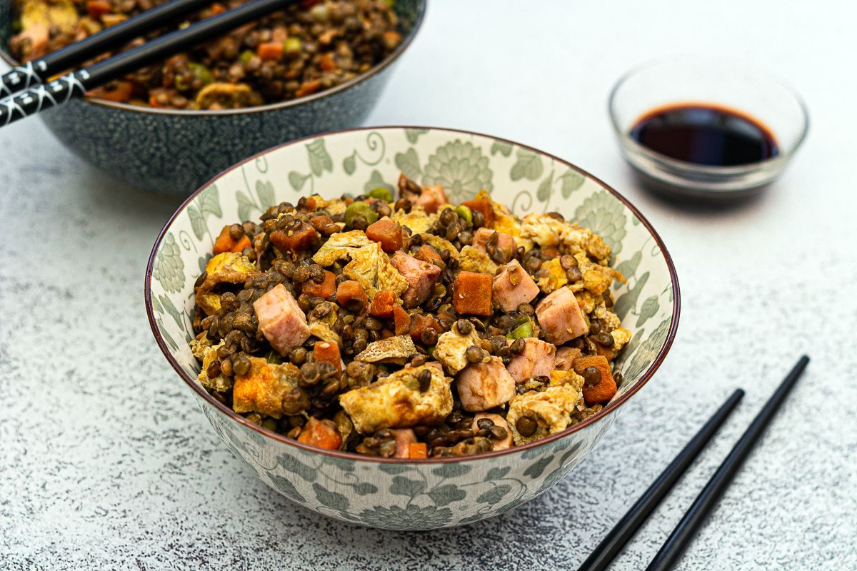 lentilles cantonaises au cookeo
