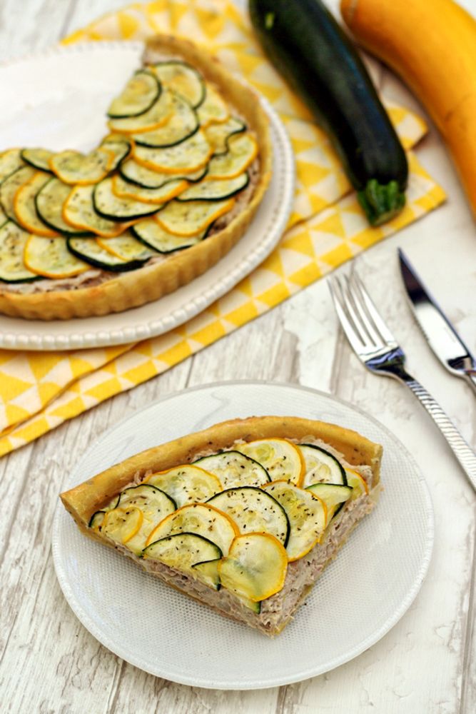 tarte à la courgette