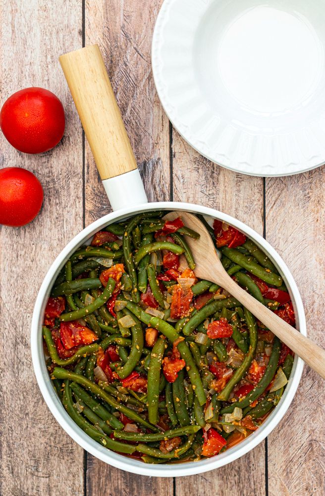 haricots verts à la provençale